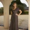 SAVANNAH MULTIWAY INFINITY WRAP GOWN BM1800 JERSEY HALTER NECK OFF SHOULDER STRAPLESS CAP SLEEVE GRECIAN ENVI LUV BRIDAL AUSTRALIA 2
