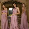 SAVANNAH MULTIWAY INFINITY WRAP GOWN BM1800 JERSEY HALTER NECK OFF SHOULDER STRAPLESS CAP SLEEVE GRECIAN ENVI LUV BRIDAL AUSTRALIA 29