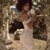 BOWIE ML19189 FULL LENGTH FIT AND FLARE SILHOUETTE SWEETHEART NECKLINE DEEP PLUNGE AND FINISHES WITH BUTTON LOOPS ZIP CLOSURE WEDDING DRESS MADI LANE BRIDAL3
