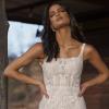 ZOLA EY170 FULL LENGTH LACE GOWN WITH STRAPLESS LINED BODICE ON THE FRONT ONLY AND SQUARE NECK LINE WEDDING DRESS EVIE YOUNG BRIDAL1