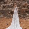 ZURI EY149 FULL LENGTH FITTED LACE GOWN WITH ILLUSION BODICE AND FITTED SLEEVES WEDDING DRESS EVIE YOUNG BRIDAL10