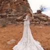 ZURI EY149 FULL LENGTH FITTED LACE GOWN WITH ILLUSION BODICE AND FITTED SLEEVES WEDDING DRESS EVIE YOUNG BRIDAL5
