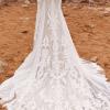 ZURI EY149 FULL LENGTH FITTED LACE GOWN WITH ILLUSION BODICE AND FITTED SLEEVES WEDDING DRESS EVIE YOUNG BRIDAL6