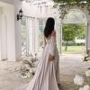 DANTE ML22046 FULL LENGTH CHIFFON ALINE GOWN WITH SWEETHEART NECKLINE AND DETACHABLE LONG SLEEVES ZIPPER CLOSURE WEDDING DRESS MADI LANE BRIDAL 14