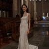 POET_EY321 FULL EMBROIDERED GEO SHEETLACE TRIM FIT AND FLARE WEDDING DRESS BACK ZIP EVIE YOUNG BRIDAL 10