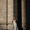 REMI_EY335 DEEP PLUNGE NECK WITH SPAGHETTI STRAPS FULL CHANTILLY LACE FIT AND FLARE WEDDING DRESS WITH DEEP V BACK EVIE YOUNG BRIDAL 2