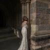 SAYLOR_EY320 FULL FLORAL LACE V NECK WITH DEEP V BACK FIT AND FLARE WEDDING DRESS WITH DETACHABLE STRAPS EVIE YOUNG BRIDAL4