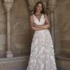 TORAH_EY325 EMBROIDERED SHEET LACE V NECK A LINE WEDDING DRESS WITH V BACK EVIE YOUNG BRIDAL2
