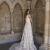 TORAH_EY325 EMBROIDERED SHEET LACE V NECK A LINE WEDDING DRESS WITH V BACK EVIE YOUNG BRIDAL4