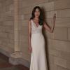 TULLY_EY318 EMBROIDERED LACE MOTIF WITH EUROPEAN CREPE FIT AND FLARE WEDDING DRESS WITH ILLUSION BODICE BACK ZIP EVIE YOUNG BRIDAL1