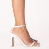 Raven Billini white diamontie bridal heel