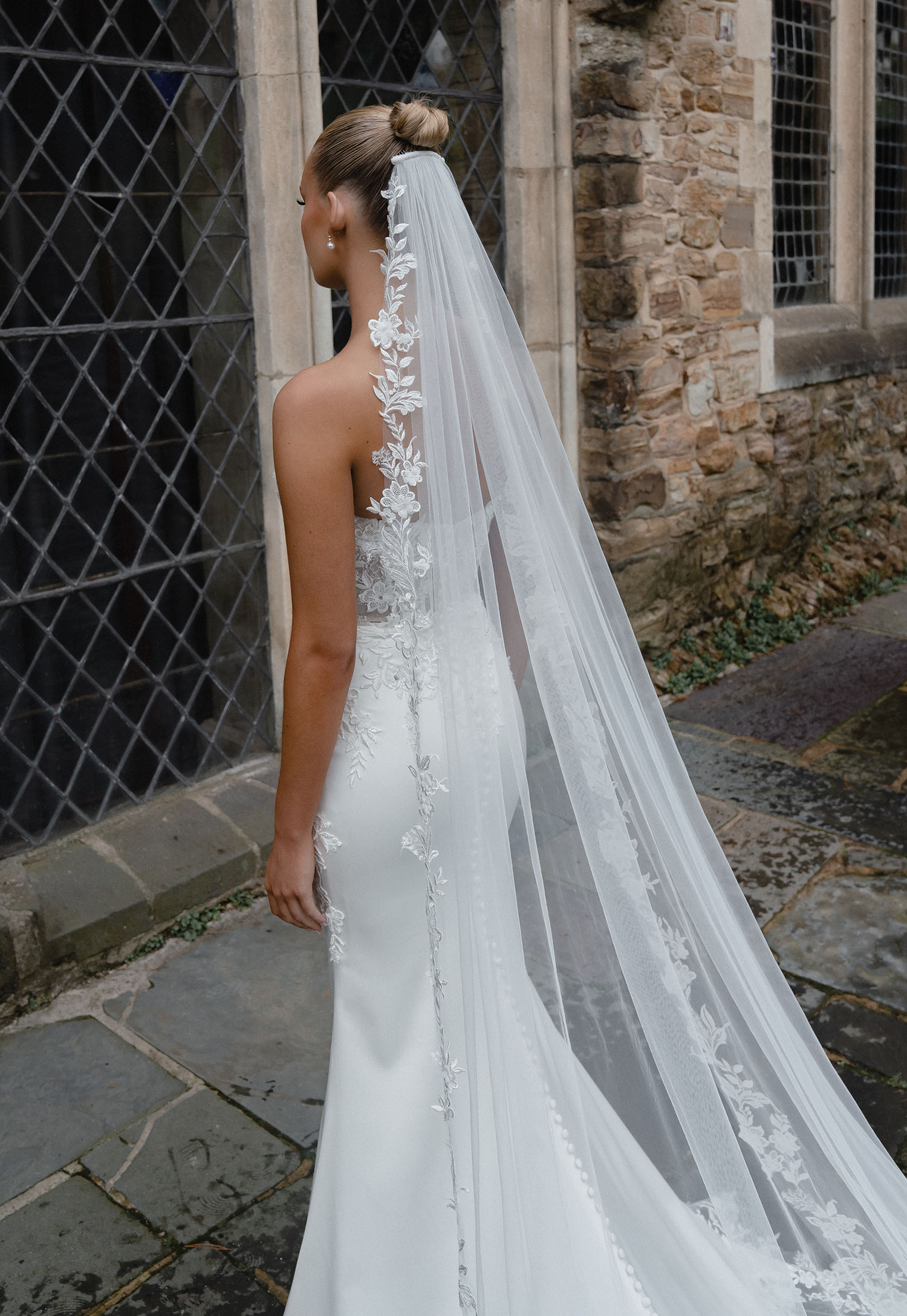 Edwina Long Bridal Veil