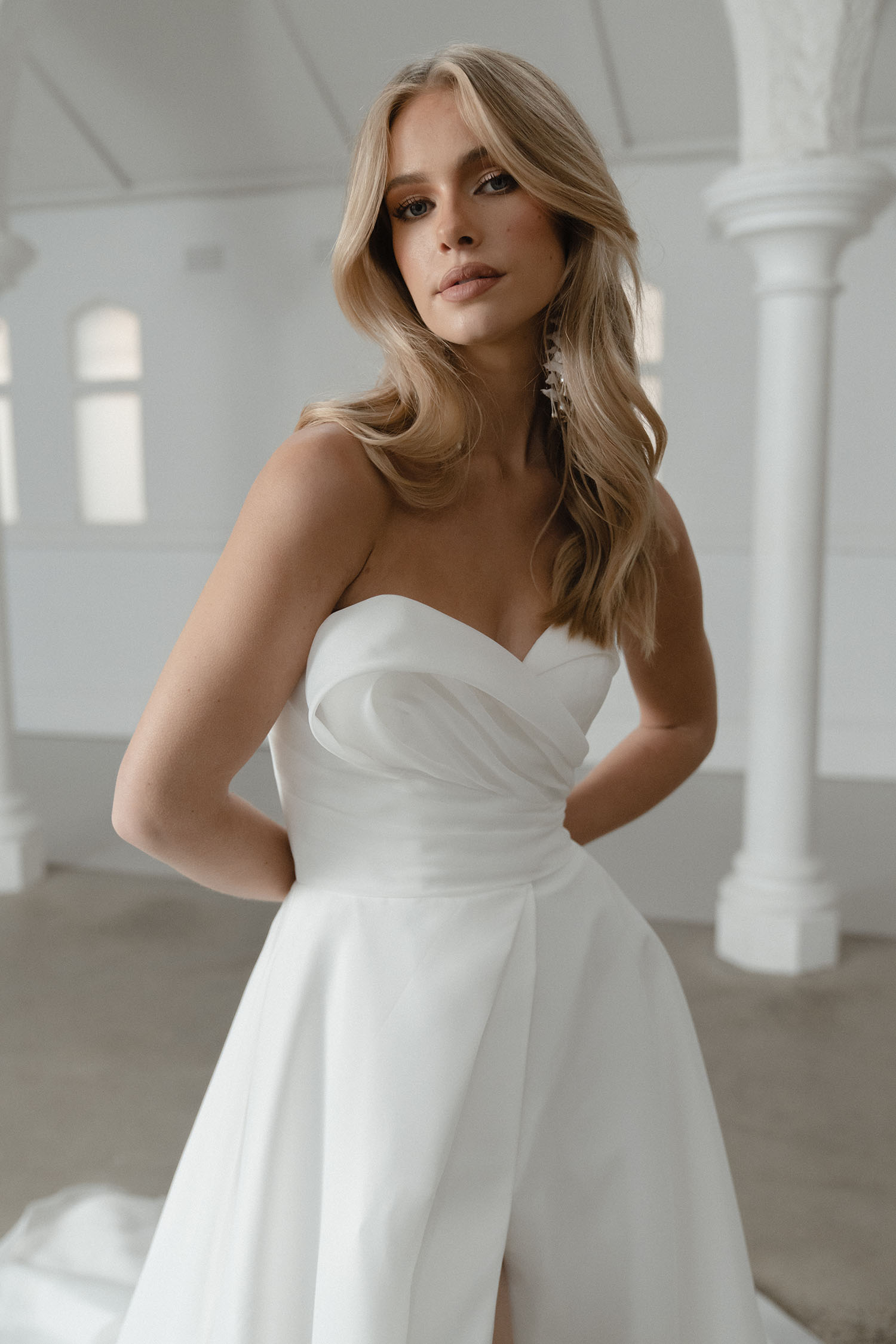 Sullivan A-Line Sweetheart Neckline V Back Wedding Dress