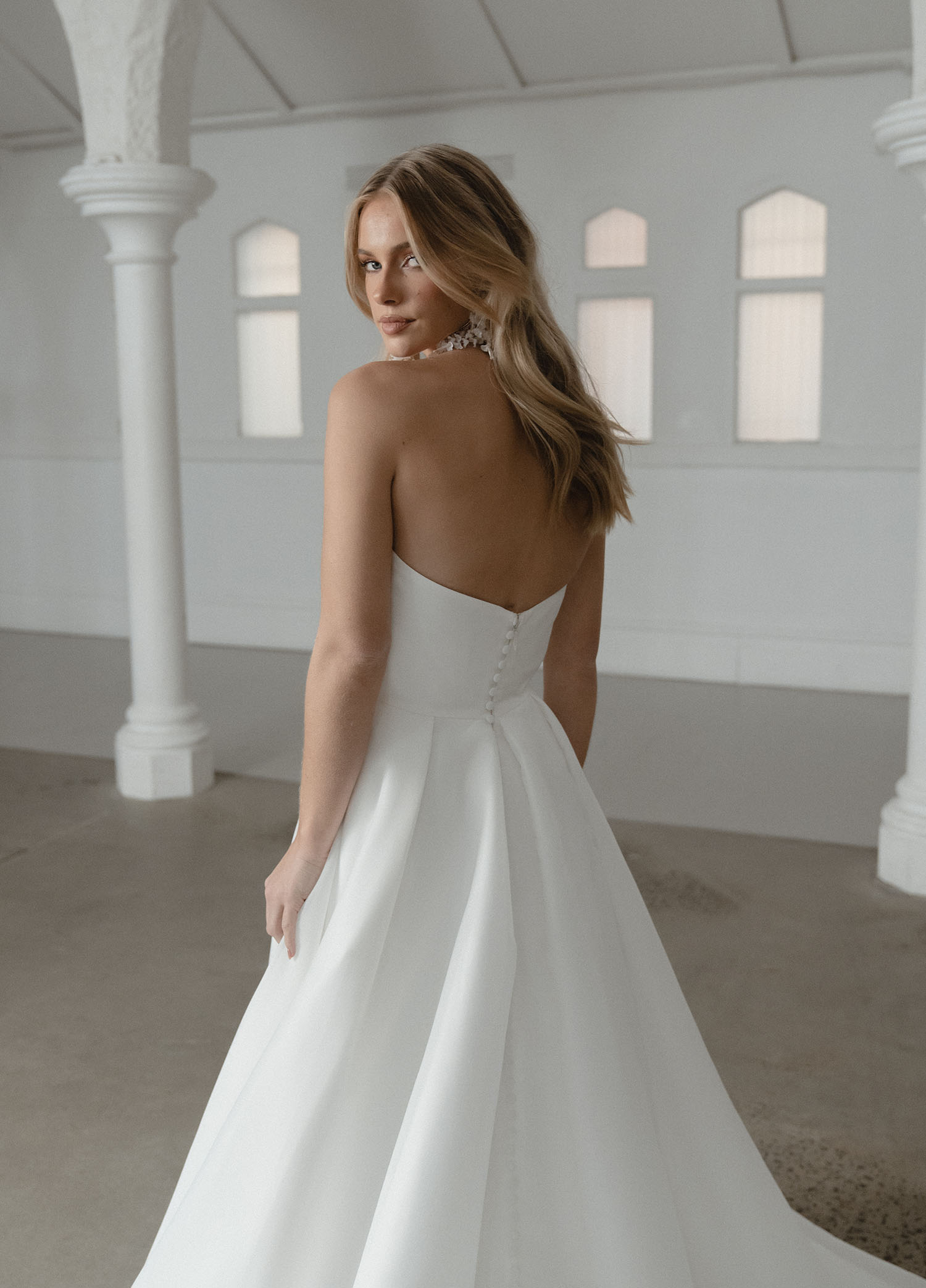 Sullivan A-Line Sweetheart Neckline V Back Wedding Dress
