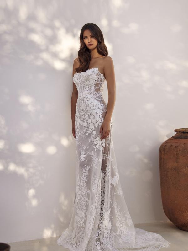 Dulcinea Mikado Inspired Sweetheart Bodice Wedding Gown