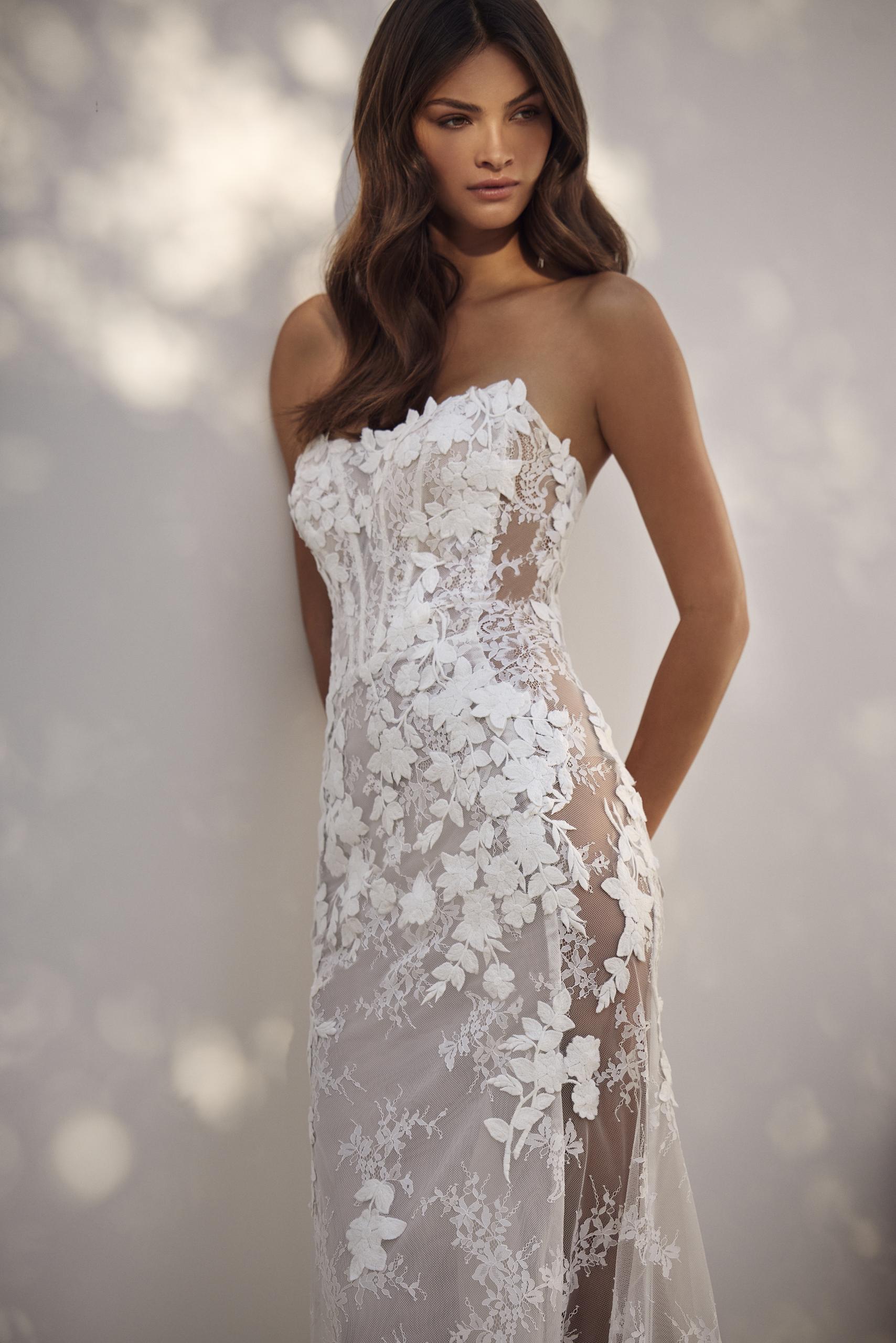 Dulcinea Mikado Inspired Sweetheart Bodice Wedding Gown