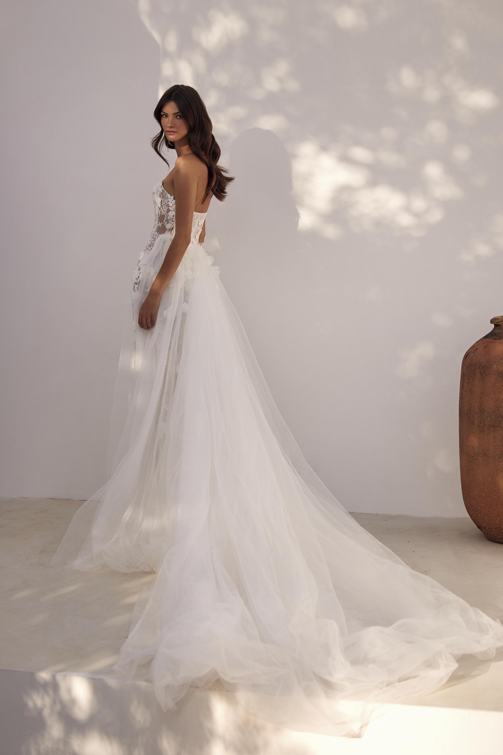 Dulcinea Mikado Inspired Sweetheart Bodice Wedding Gown