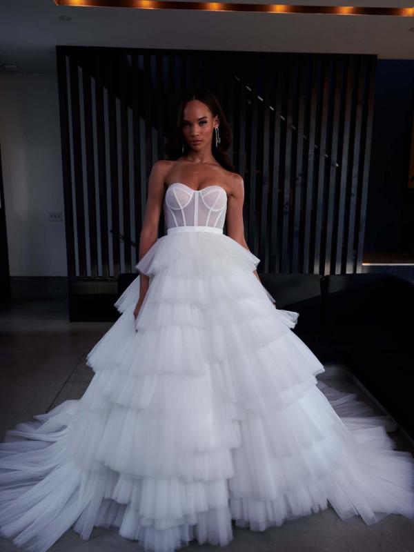 Ibiza Ballgown Wedding Dress by Serene Ame
